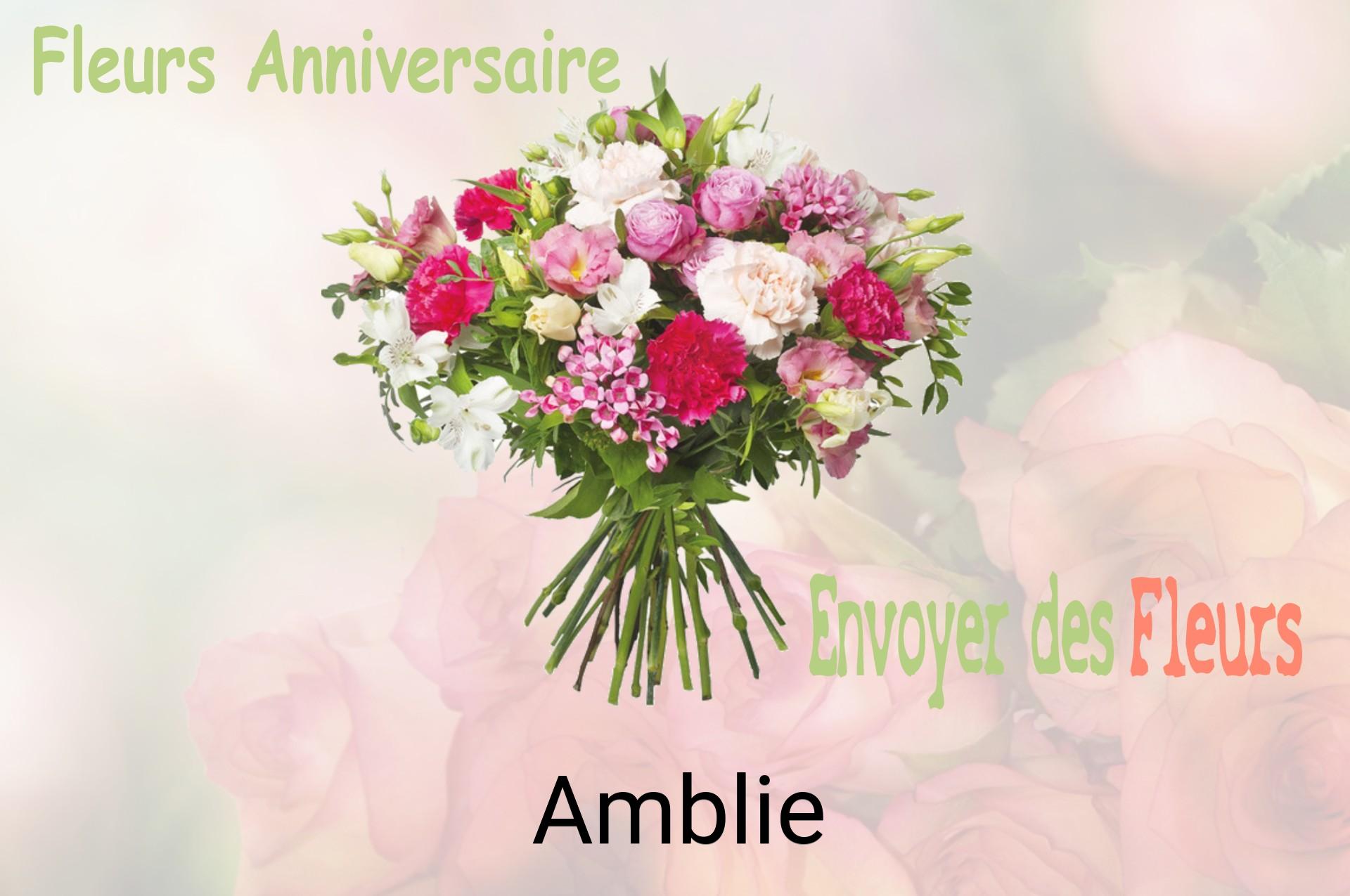 Bouquet de fleurs d’anniversaire livré à Amblie